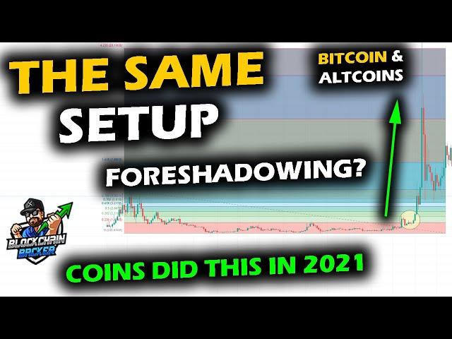 THIS WAS HOW IT BEGAN IN 2021, as Bitcoin Price Chart and Altcoins Have Similar Setups