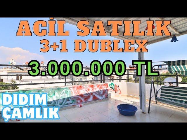 DİDİM ACİL SATILIK DENİZE YAKIN DUBLEX DAİRE !!  | 3.500.000 TL #didim #yazlık #altınkum #çamlık