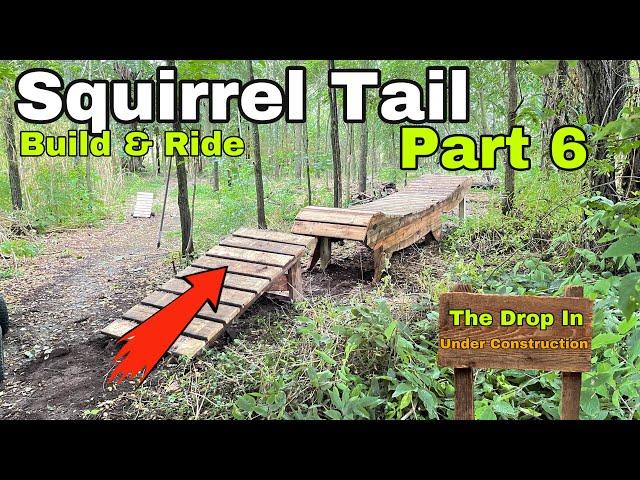 Finishing The Backyard MTB Squirrel Tail Build: The Drop In Part 6
