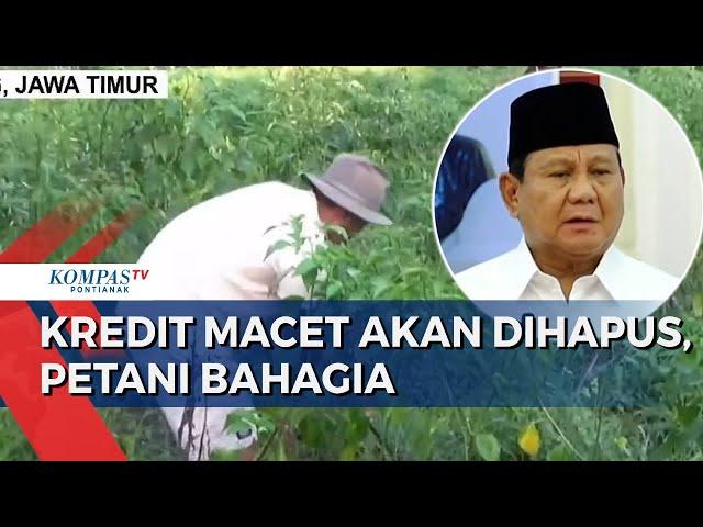 Petani Bahagia Presiden Prabowo Hapus Utang Kredit Macet UMKM