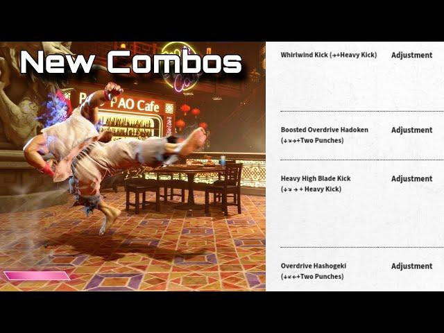 SF6: Ryu Got Some New Combos (December Patch)