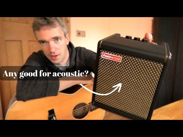 Is the Positive Grid SPARK MINI any good with an acoustic guitar...?