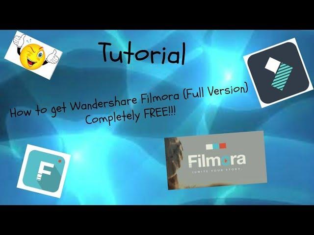 How to Get Wandershare Filmora 2018 (Full Version) for FREE!!!!! | Optipy Studios Tutorial