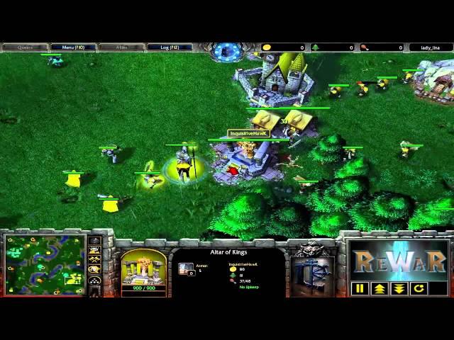 InquisitiveHawK(HU) vs Zhou_xixi(NE) - Game 1 - WarCraft 3 gameplay - RN546