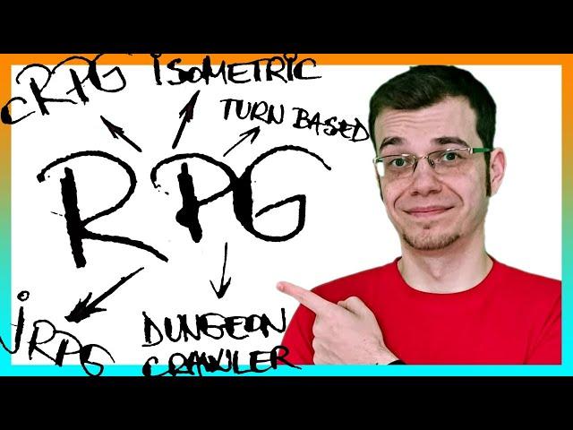 What is a RPG? How about a cRPG, JRPG, ARPG or wRPG?