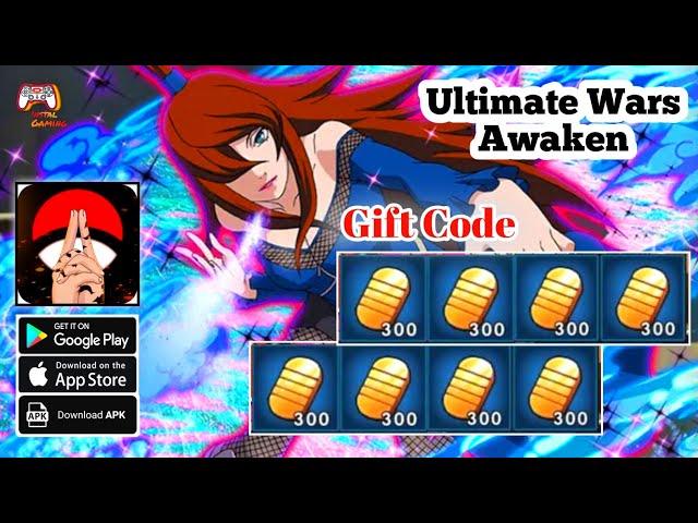 Free 14 Gift Codes & Gacha! Ultimate Wars Awaken - Naruto RPG Gameplay Android APK