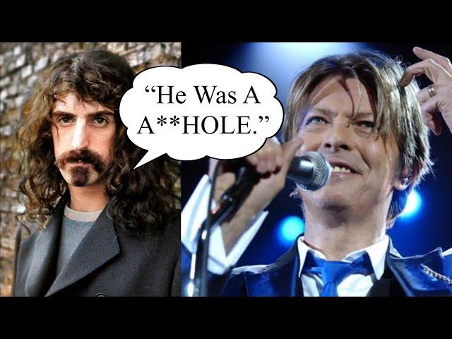 Rockstars Who Didn’t Like David Bowie