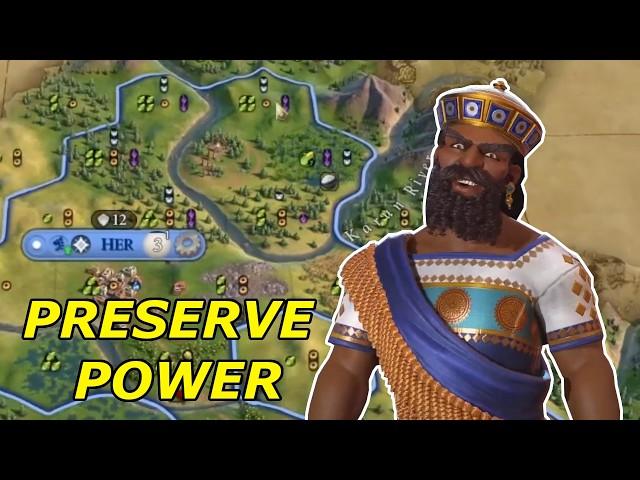 I Tried a Preserve Opener on Babylon! | Civ VI Multiplayer Babylon Full Game