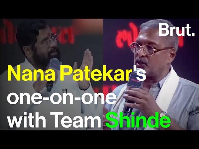 When Nana Patekar asked some tough questions to Eknath Shinde and Devendra Fadnavis.