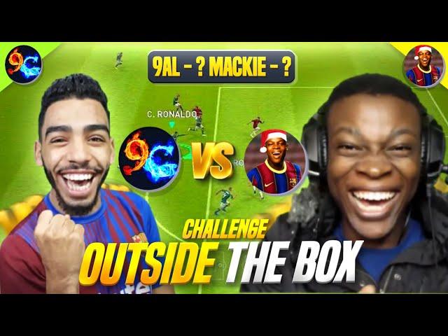 9AL Games VS mackie pes HD  outside the box challenge p2  pes 2021 mobile