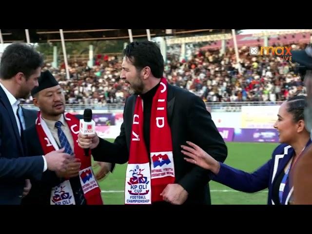 Gianluigi Buffon's Opening Speech at the KP Oli Cup Final