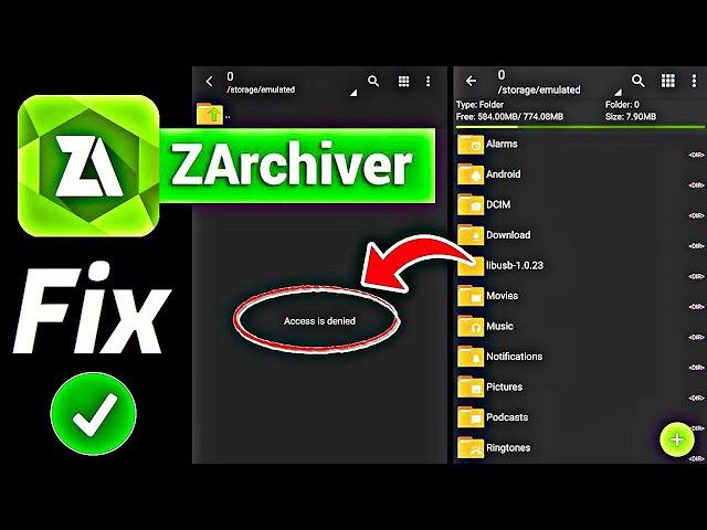 How To Fix Zarchiver This Folder Has An Android Access Restriction