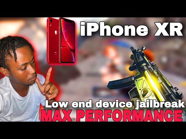 Call of duty warzone mobile IPHONE XR 2025 MAX PERFORMANCE settings jailbreak