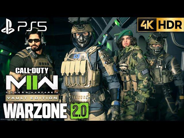 PS5 CALL OF DUTY WARZONE 2 Battle Royale Squad Oni Gameplay 4K 60FPS HDR | WARZONE 2 PS5 Gameplay 4K