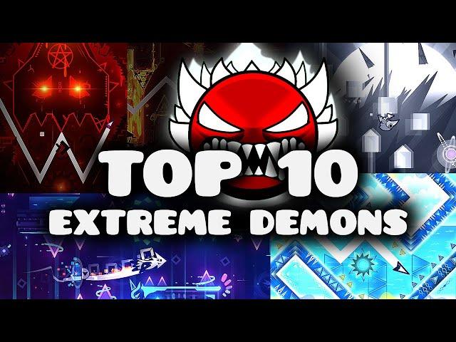 TOP 10 Most Difficult Extreme Demons in 2024 - Geometry Dash 2.2