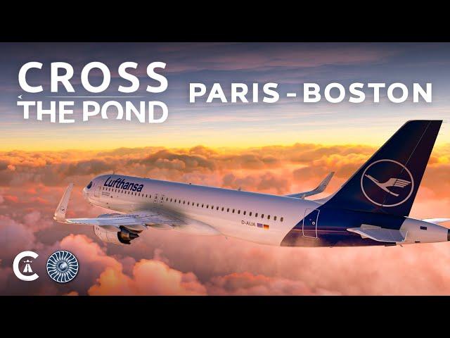 Langstrecke Paris - Boston im Flight Simulator LIVE - VATSIM Cross the Pond 2022