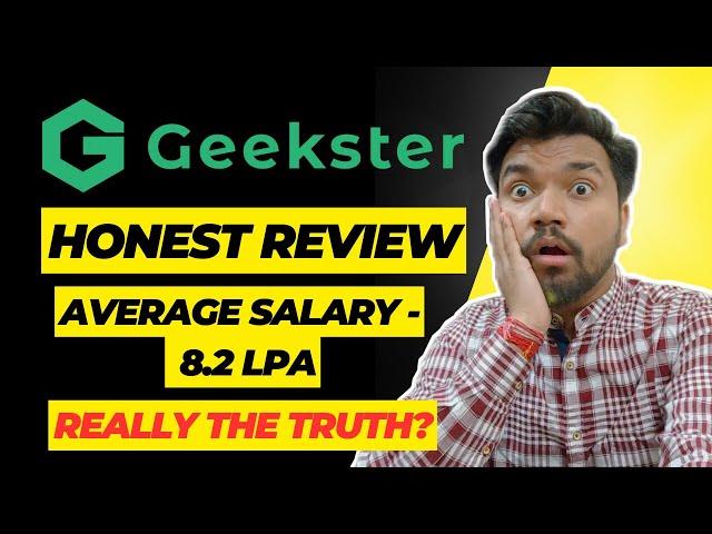 Geekster Honest Review | Average Salary - 8.2 LPA?  Really The Truth? | NitMan Talks