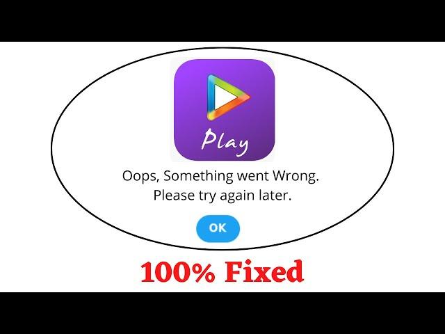 Fix Hungama Play Oops Something Went Wrong Error. Please Try Again Later Problem Error Solved