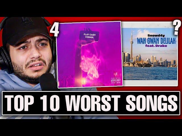 Top 10 Worst Rap Songs of 2024