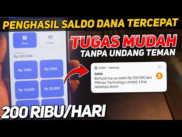 APLIKASI PENGHASIL SALDO DANA TERCEPAT 2025 - CARA DAPAT UANG DARI INTERNET - SALDO DANA GRATIS