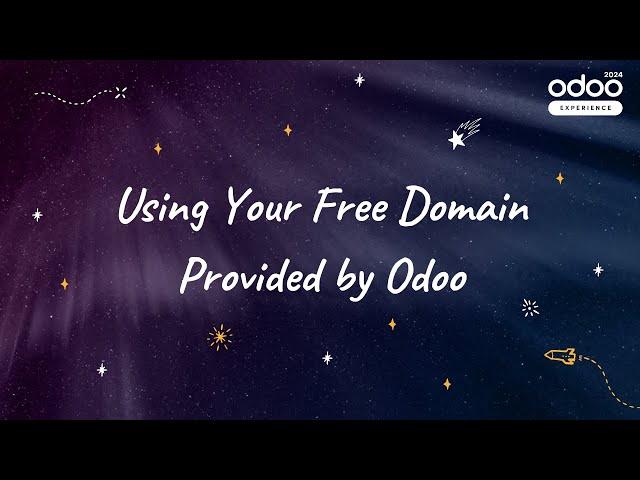 Using Your Free Domain Provided by Odoo