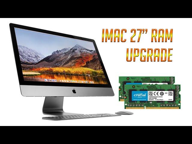 iMac 27 RAM memory upgrade Easy How To Tutorial Mid 2011