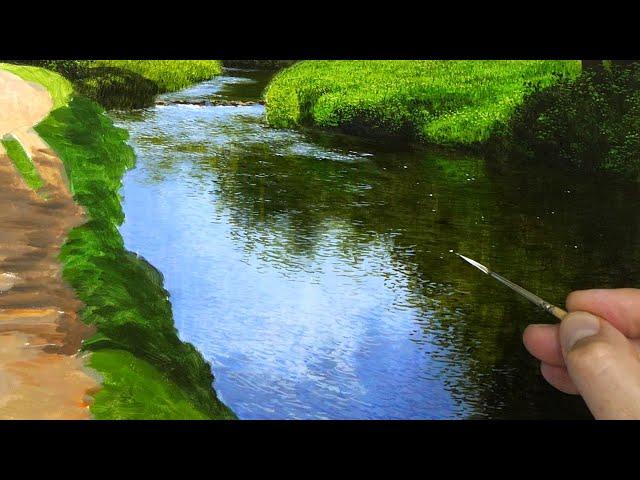 Painting a Landscape | River Details| Episode 139