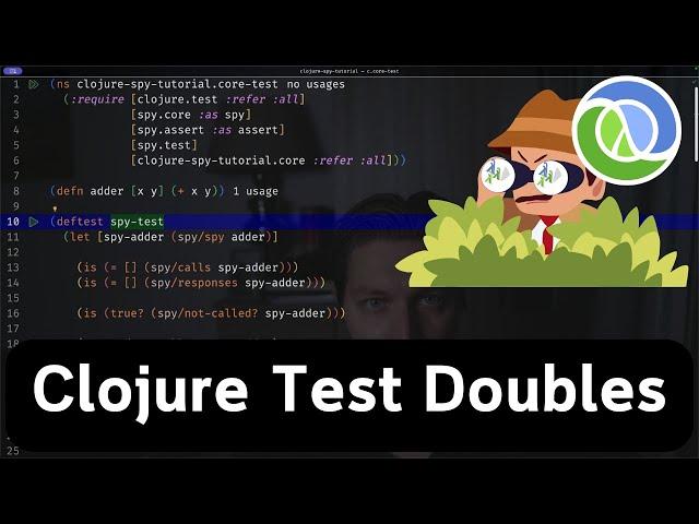 Clojure Test Doubles (stubs, spies, mocks) with tortue/spy