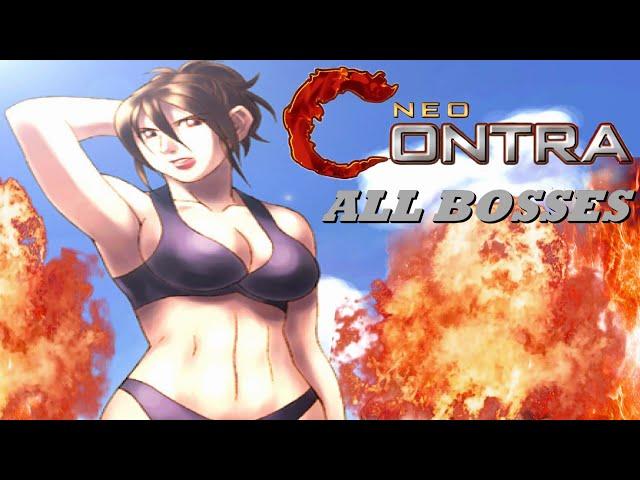 Bikini Lucia Blasting All Bosses - Neo Contra