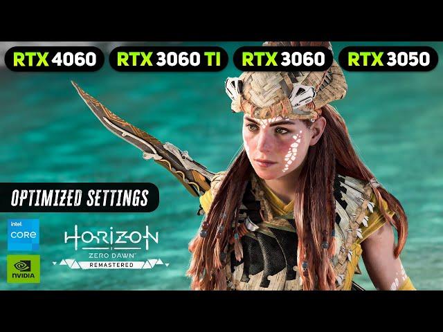 Horizon Zero Dawn Remastered - RTX 4060 - RTX 3060 Ti - RTX 3060 - RTX 3050 - Optimized Settings!