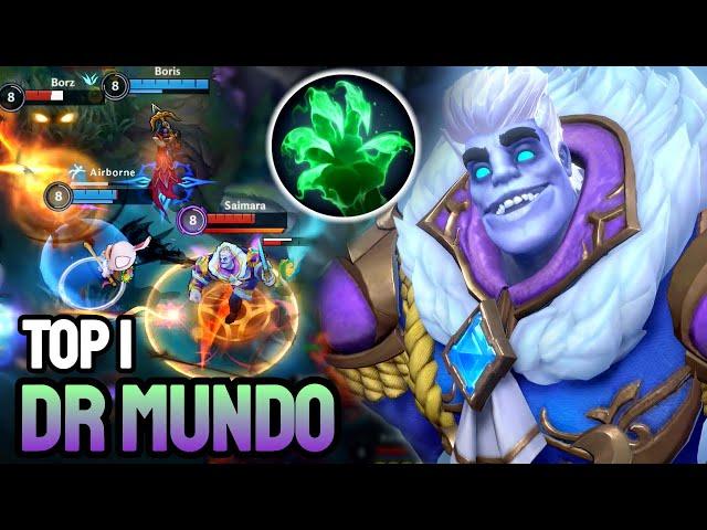 Wild Rift Dr Mundo - Top 1 Mundo Gameplay - Grandmaster Ranked