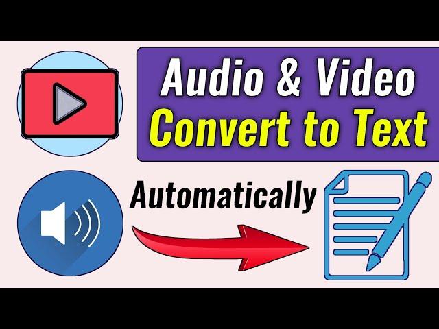 How to Convert YouTube Videos to Text | Video to Text Converter 2022 | Humsafar Tech