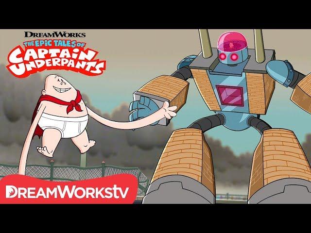 Captain Stretchy Pants | DREAMWORKS THE EPIC TALES OF CAPTAIN UNDERPANTS