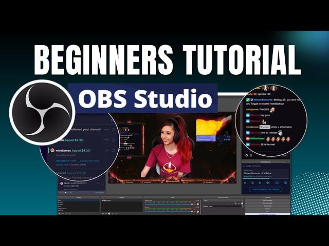 How To Use OBS Studio Full Beginners Tutorial 2024