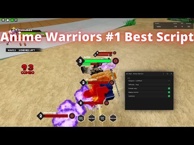 [WORKING!] New Best Anime Warriors Script! Auto Farm, God Mode, Replay, Auto Skills, Abyss & more!