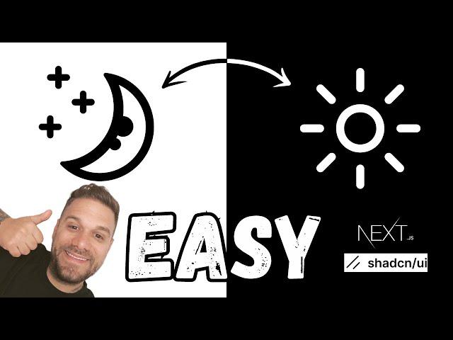 Make A Next.js Dark Mode Theme In 5 Minutes With Shadcn!