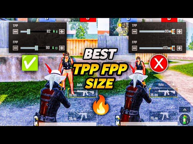 Best 3rd Person Perspective (TPP FPP) Size For Headshot #shorts  #pubg #bgmi #tdm