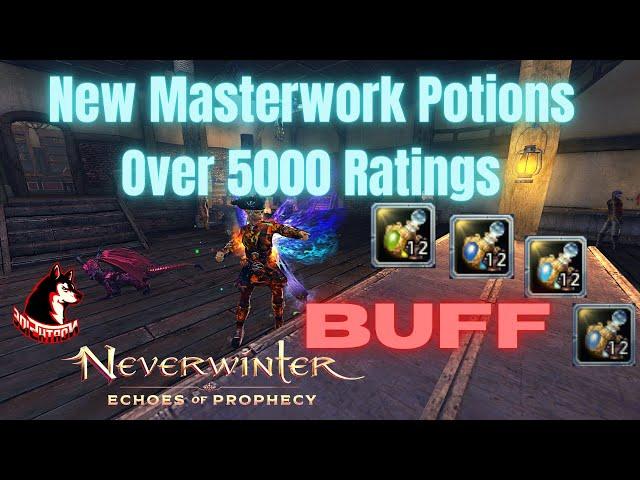 Neverwinter Mod 21 - NEW Masterwork Potions 5100 Ratings Buff Stacking Showcase Northside 2021