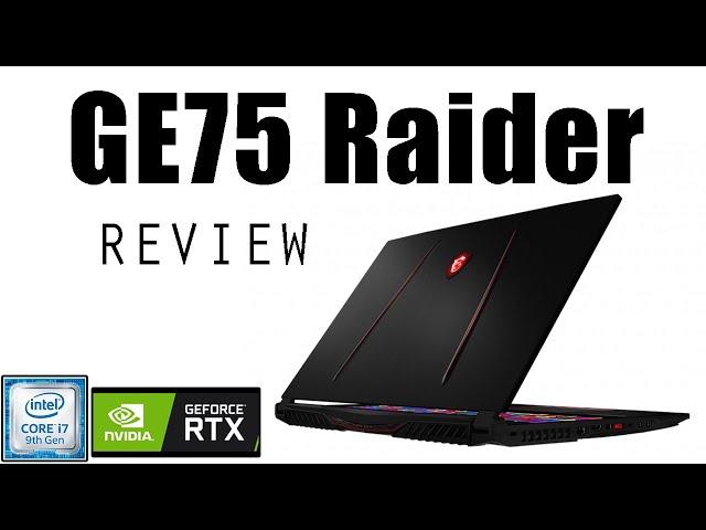 MSI GE75 9SF Raider-286 Intel® 9th Gen Core™ i7-9750H – nVIDIA GeForce RTX 2070