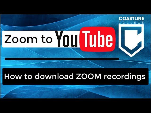 How to Download Zoom Recordings