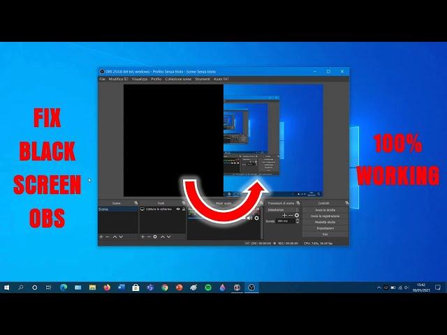 How to FIX OBS black screen with INTEL and AMD graphics [100% working on Windows 10]