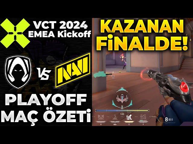 Team Heretics vs NAVI YARI FİNAL MAÇ ÖZETİ | VALORANT 2024 EMEA Kickoff