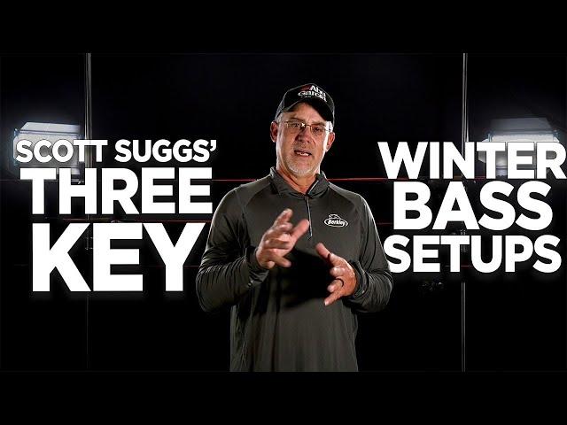 Scott Suggs’ Three Key Winter Bass Setups