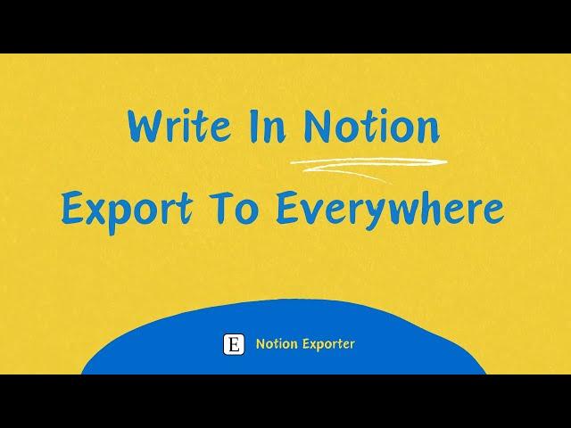 Export notion content as cards and image - Notion Exporter