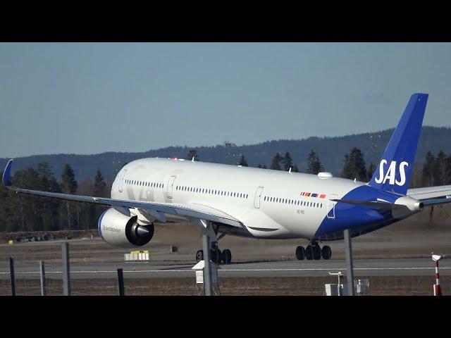 1 HOUR of AMAZING 4K Plane Spotting | A350 A330 B787 B777 | Oslo Airport Plane Spotting