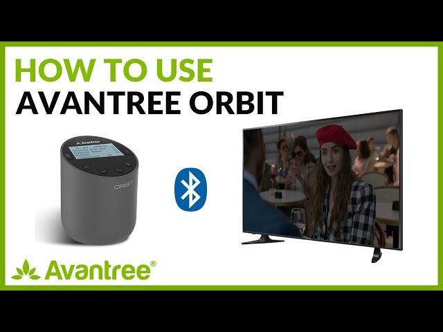 How to Use Avantree Orbit - Bluetooth 5.0 Transmitter Adapter with Screen Display for TV