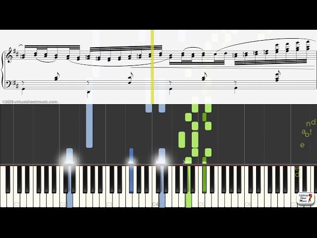 Learn Canon in D Sheet Music by Johann Pachelbel - Keyboard Practice Video