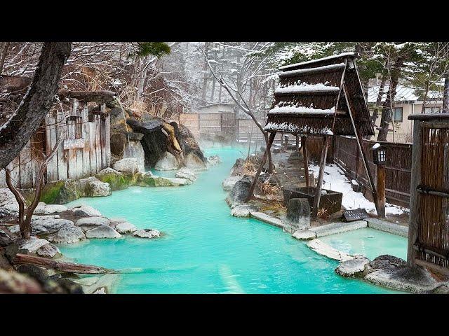 Staying at a Secret Japanese Hot Spring Like a Blue River️ | Adachiya Ryokan Fukushima