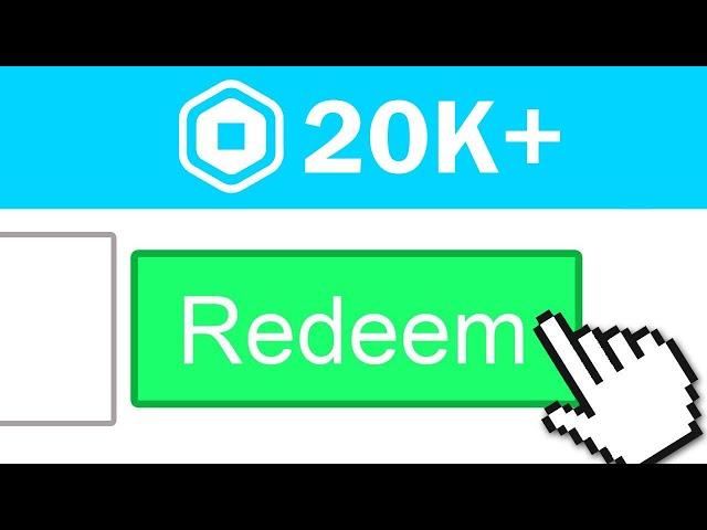 ENTER THIS PROMO CODE FOR FREE ROBUX! (20,000 ROBUX) March 2021