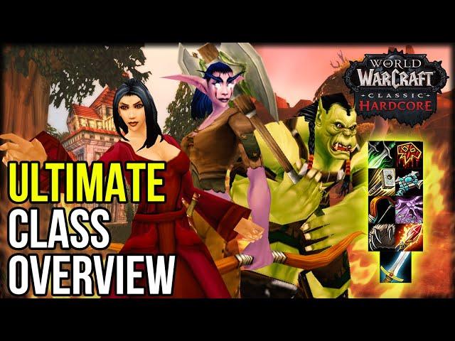 ULTIMATE Hardcore Classic Class Picking Guide | Classic WoW